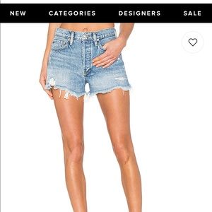 Agolde Parker Vintage cutoff, swapmeet WITH TAG